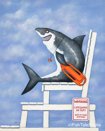 THE LIFEGUARD Fine Art Print