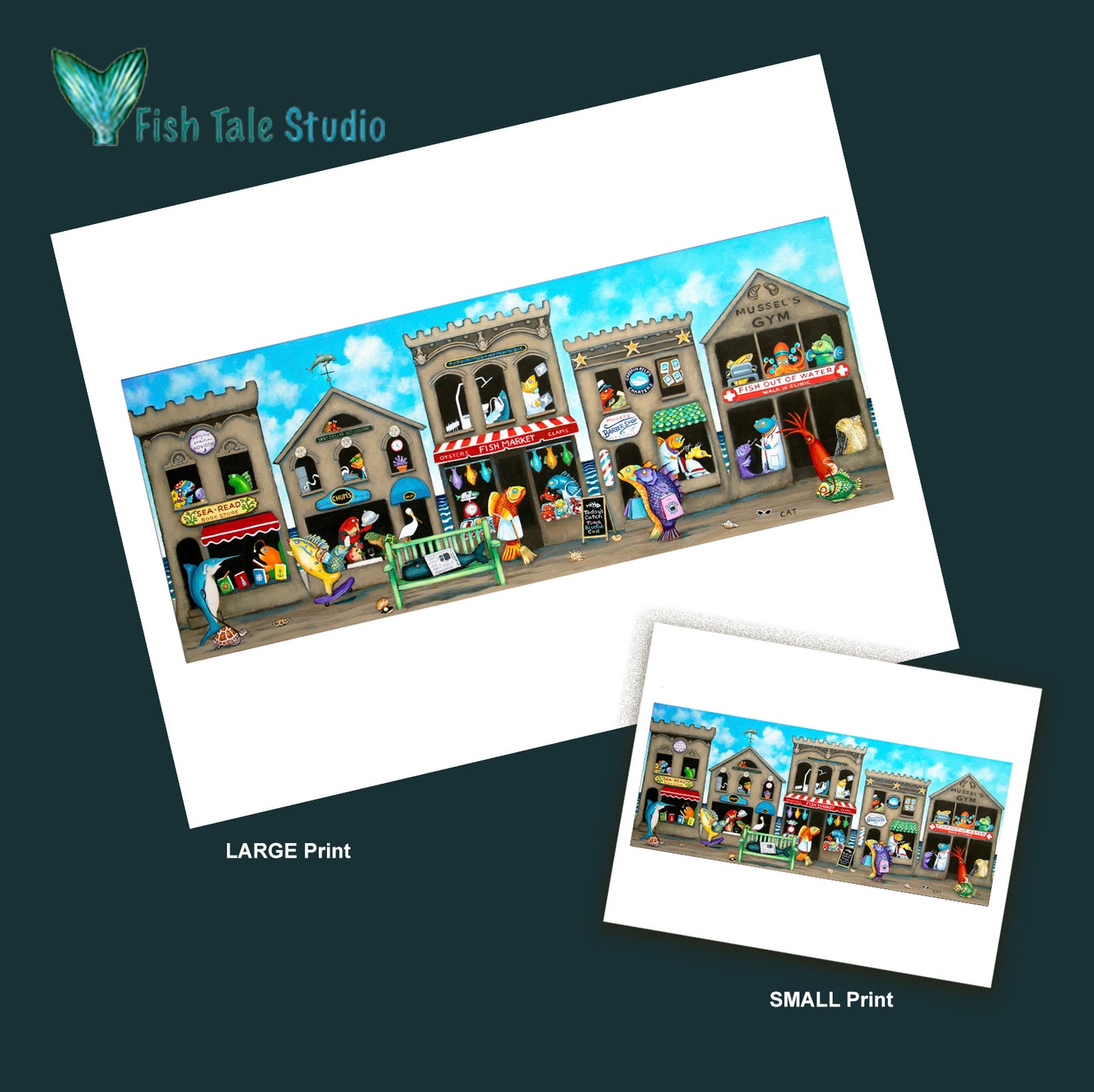 MAIN STREET OUT EAST Fine Art Print