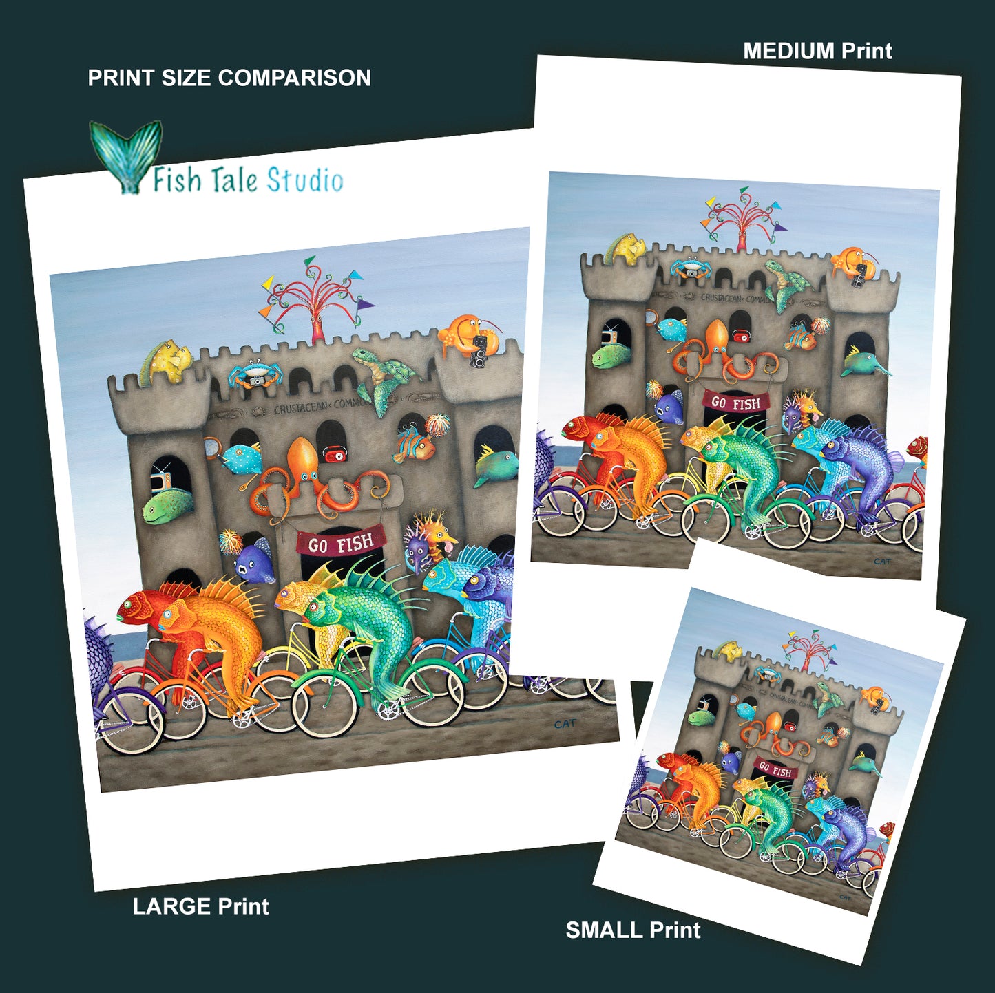 TOUR DE FISH Fine Art Print