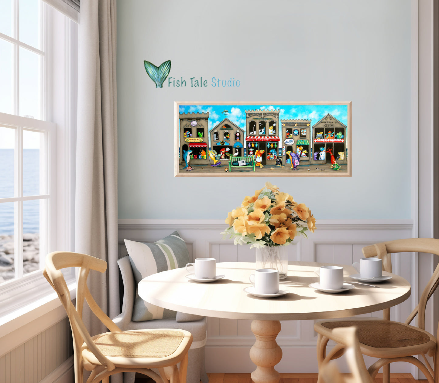MAIN STREET OUT EAST Fine Art Print