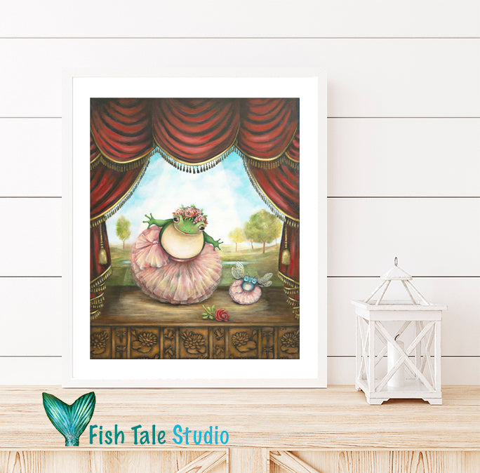 The Pond Ballet Fine Art Print