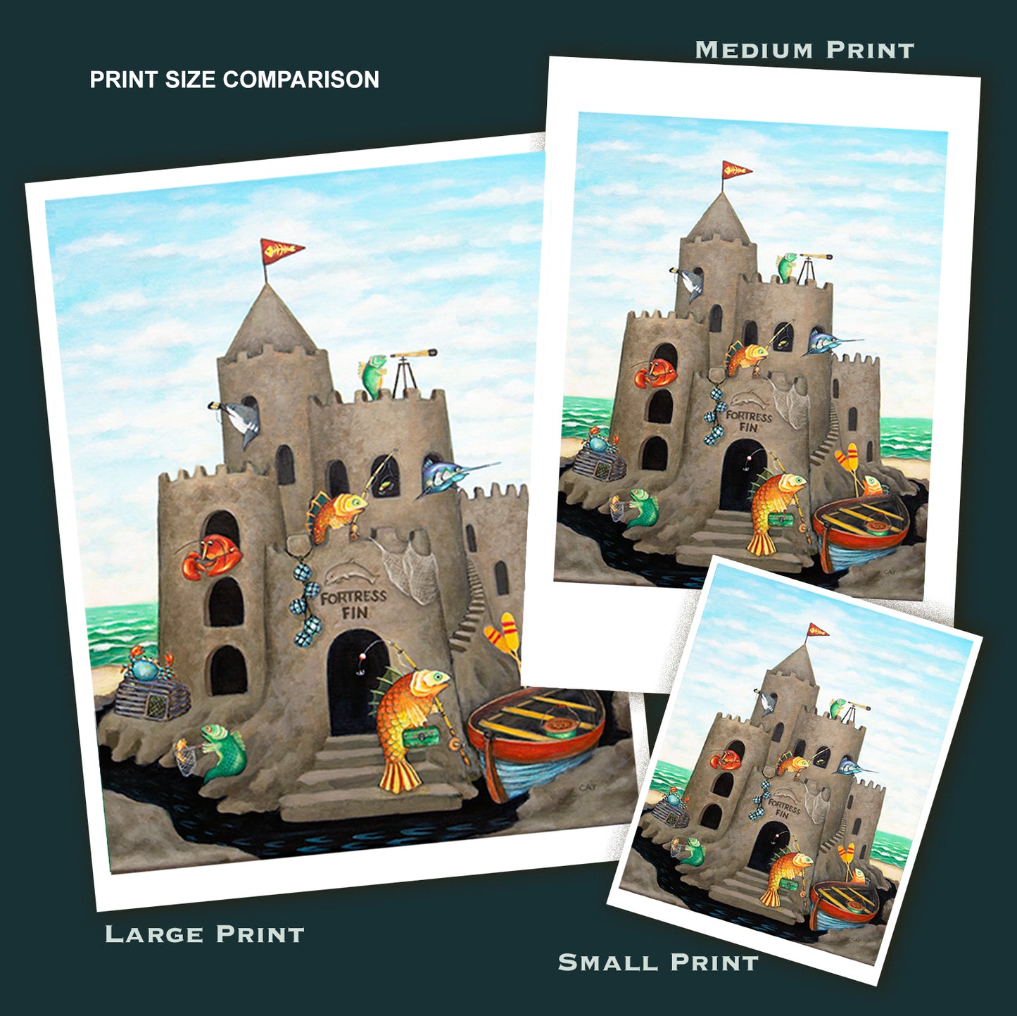 FORTRESS FIN Fine Art Print