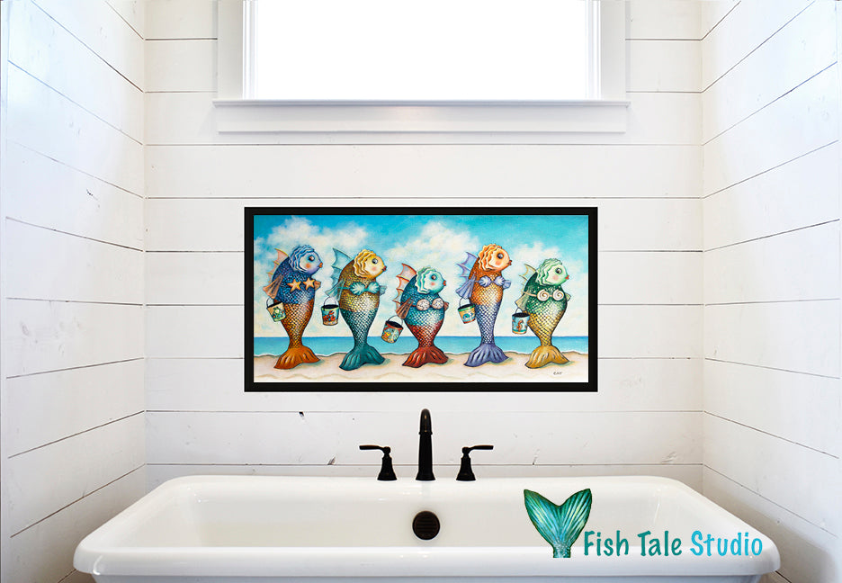 BATHING BEAUTIES Fine Art Print