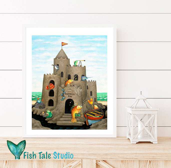FORTRESS FIN Fine Art Print