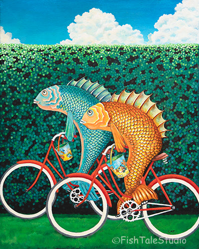 cat bachman art print
