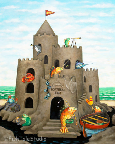 FORTRESS FIN Fine Art Print