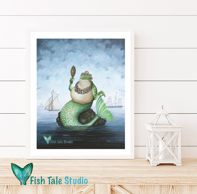 MADAME MERFROG Fine Art Print