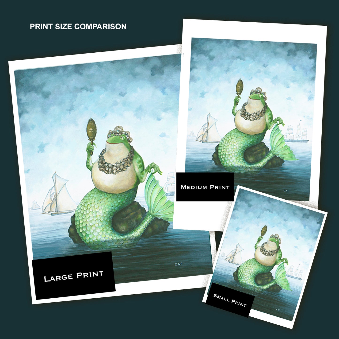 MADAME MERFROG Fine Art Print