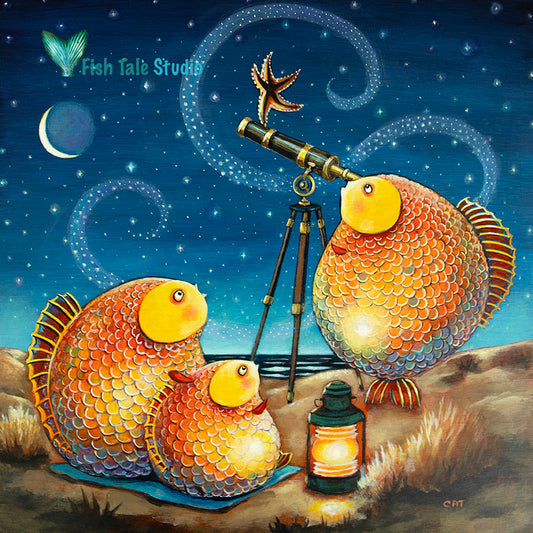 STARGAZING Fine Art Print