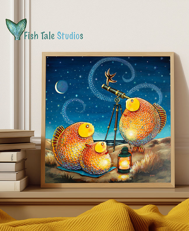 STARGAZING Fine Art Print